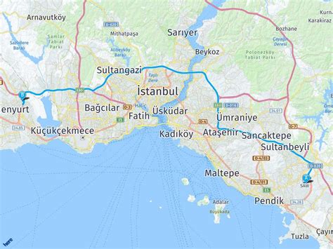 istanbul havalimanı tüyap arası kaç km